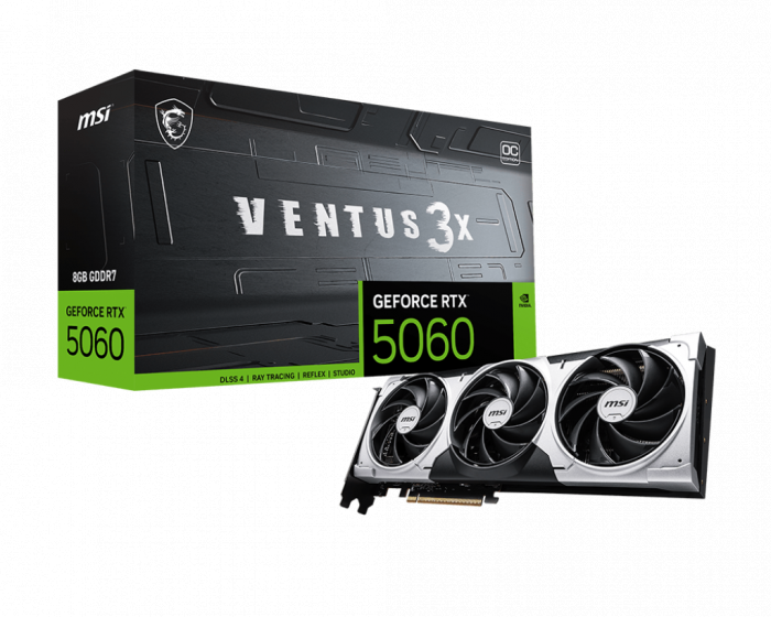 VGA MSI GeForce RTX™ 5060 8G VENTUS 3X OC