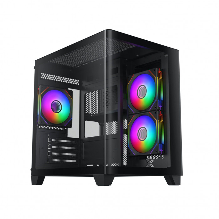 CASE XIGMATEK PANO M NANO 3GF Black (Micro Tower / mATX, ITX)
