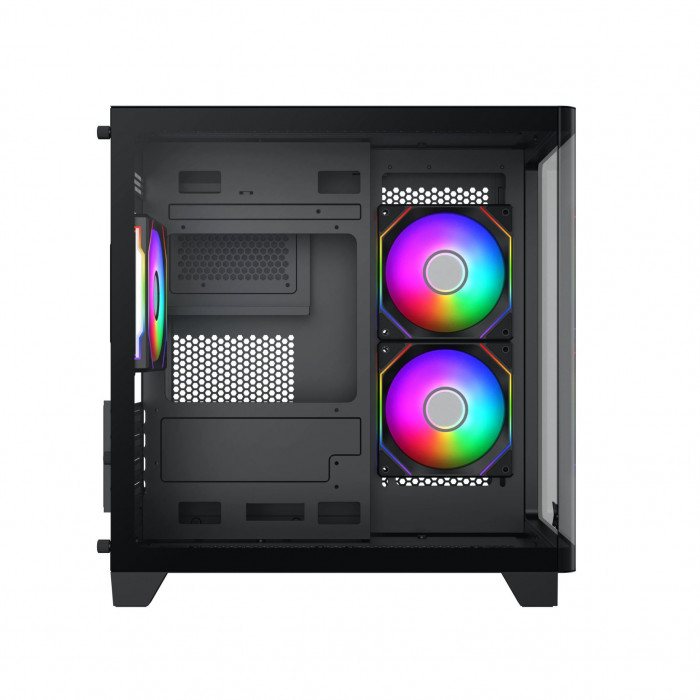 CASE XIGMATEK PANO M NANO 3GF Black (Micro Tower / mATX, ITX)