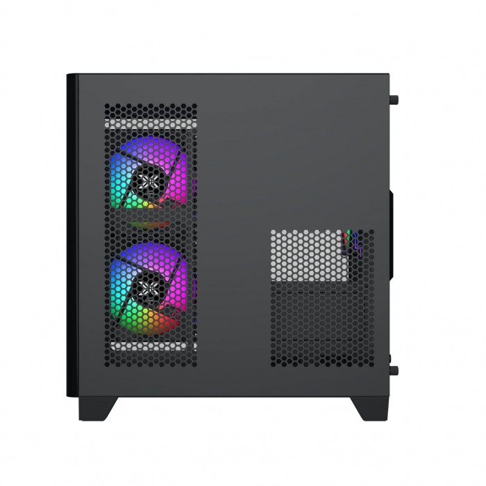 CASE XIGMATEK PANO M NANO 3GF Black (Micro Tower / mATX, ITX)