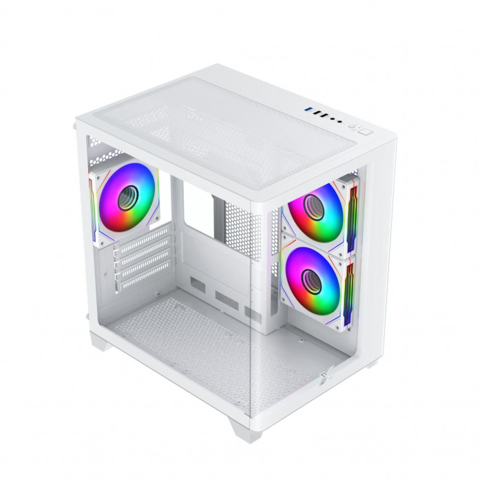 CASE XIGMATEK PANO M NANO ARTIC 3GF (Micro Tower / mATX, ITX)