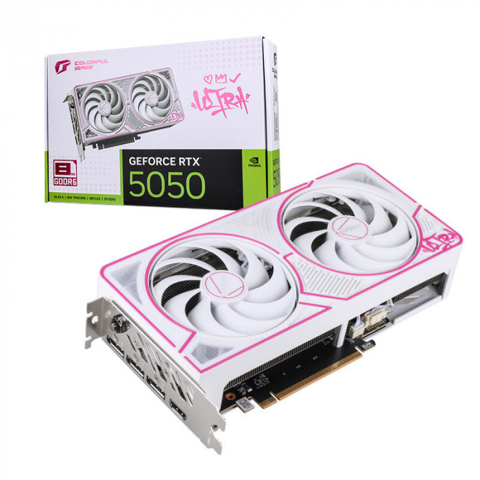 VGA Colorful iGame GeForce RTX 5050 Ultra W DUO OC 8GB-V