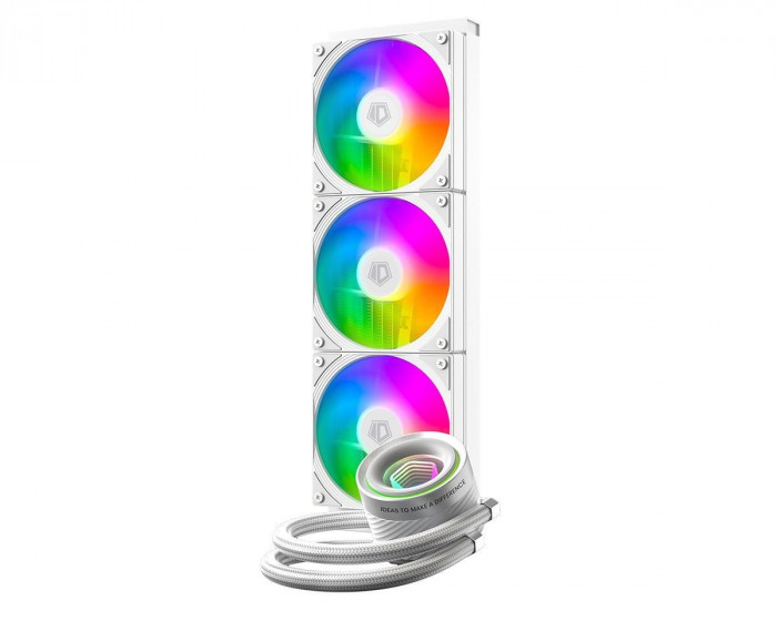 Tản nhiệt nước AIO ID-Cooling FX360 INF RGB White (360mm / 3 fan)