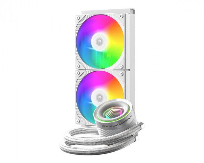 Tản nhiệt nước AIO ID-Cooling FX240 INF White ARGB (240mm / 2 fan)