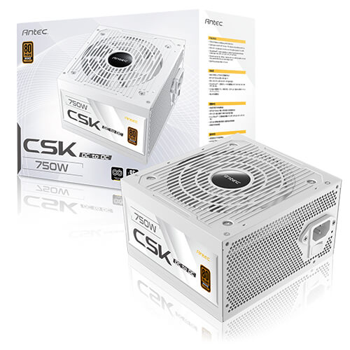 PSU Antec CSK750DC White 750W (Non-Modular / ATX 2.52)