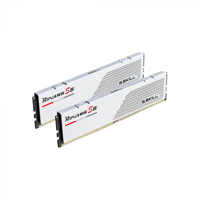 RAM G.SKILL Ripjaws S5 White 32GB (2x16GB / 5200MHz / DDR5 / CL40 / 1.20V)