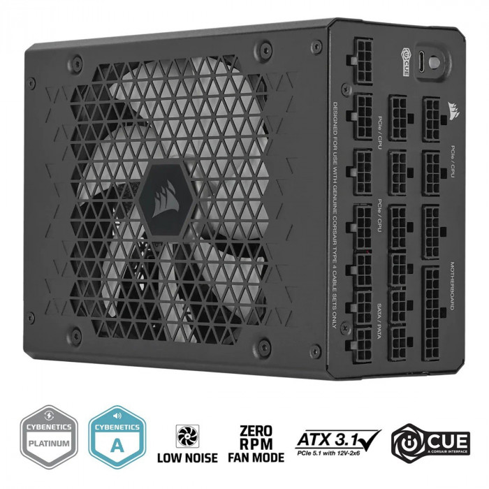 PSU Corsair HX1200i 1200W 2025 (Full-Modular / ATX V3.1)