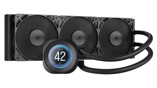 Tản nhiệt nước AIO Corsair NAUTILUS 360 RS LCD Black RGB (360mm / 3 fan)