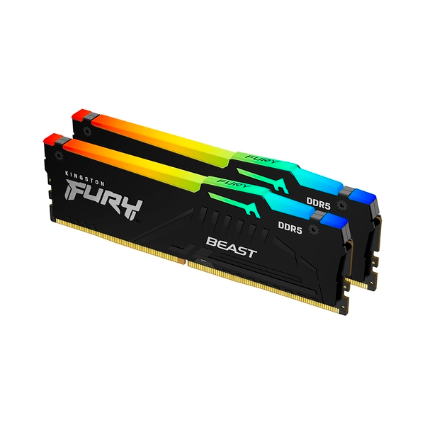 RAM Kingston FURY Beast RGB 32GB (2x16GB / 6000MHz / DDR5 / CL40 / 1.1V)