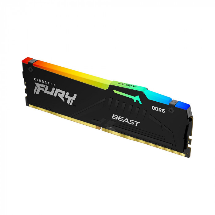 RAM Kingston FURY Beast RGB 32GB (2x16GB / 6000MHz / DDR5 / CL40 / 1.1V)