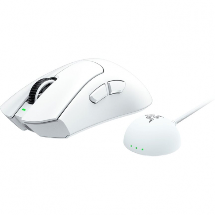 Chuột Razer DeathAdder V4 Pro White (HyperSpeed Wireless / 45 000 DPI)