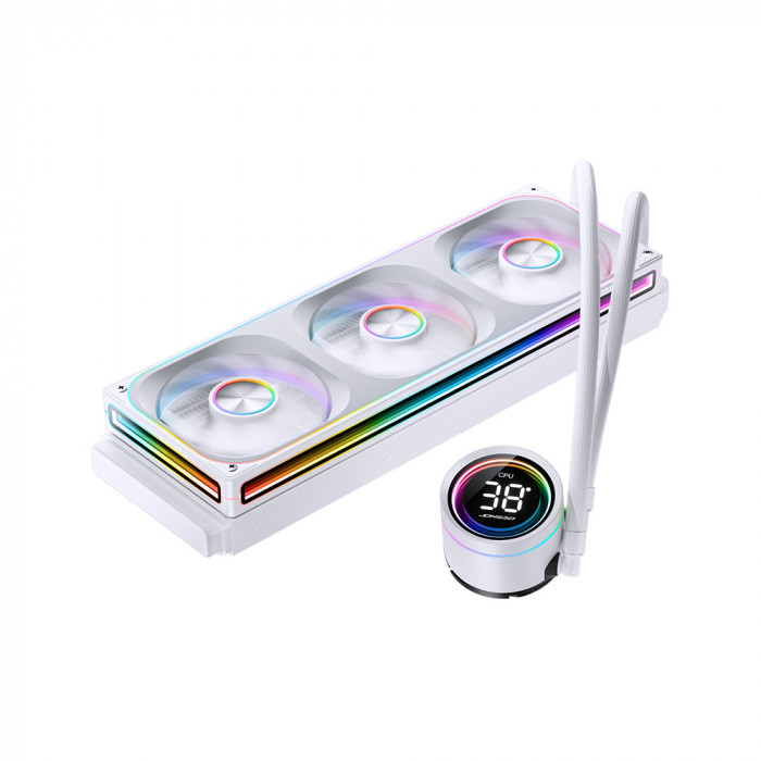 Tản nhiệt nước AIO Jonsbo TH-360 White ARGB (360mm / 3 fan)