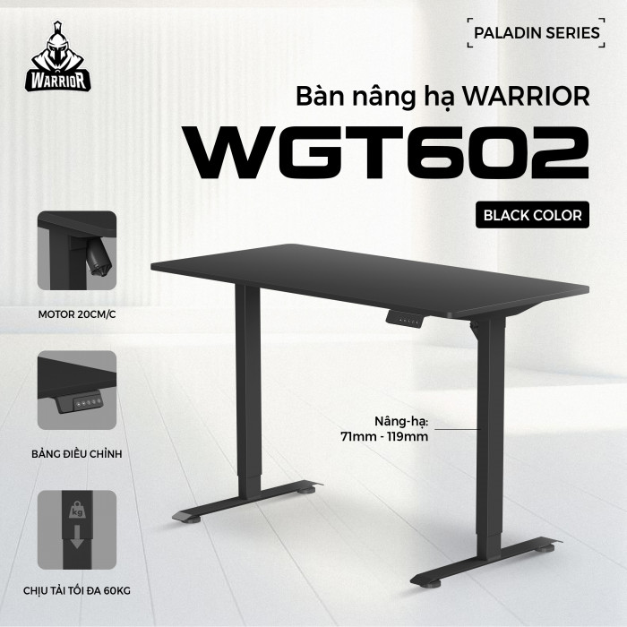 Bàn nâng hạ WARRIOR – Paladin Series – WGT602