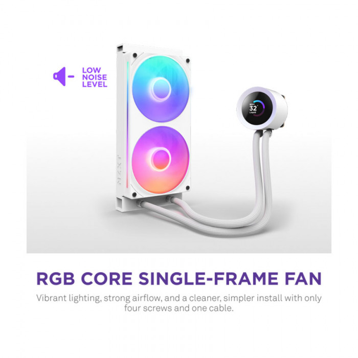 Tản nhiệt nước AIO NZXT KRAKEN PLUS 240 V2 White