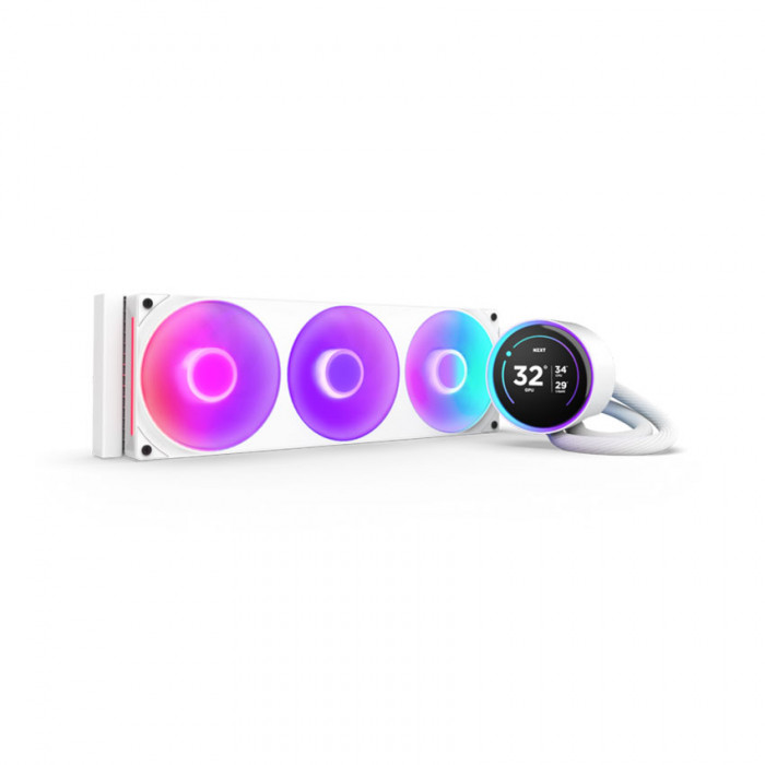 Tản nhiệt nước AIO NZXT KRAKEN ELITE 420 RGB V2 White