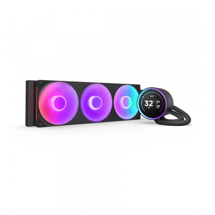 Tản nhiệt nước AIO NZXT KRAKEN PLUS 360 RGB V2 BLACK