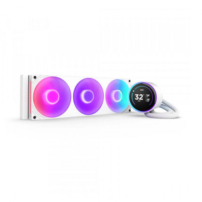 Tản nhiệt nước AIO NZXT KRAKEN PLUS 360 RGB V2 White