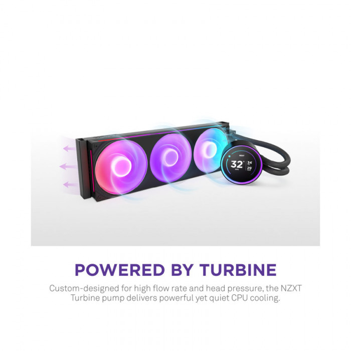 Tản nhiệt nước AIO NZXT KRAKEN PLUS 360 RGB V2 White