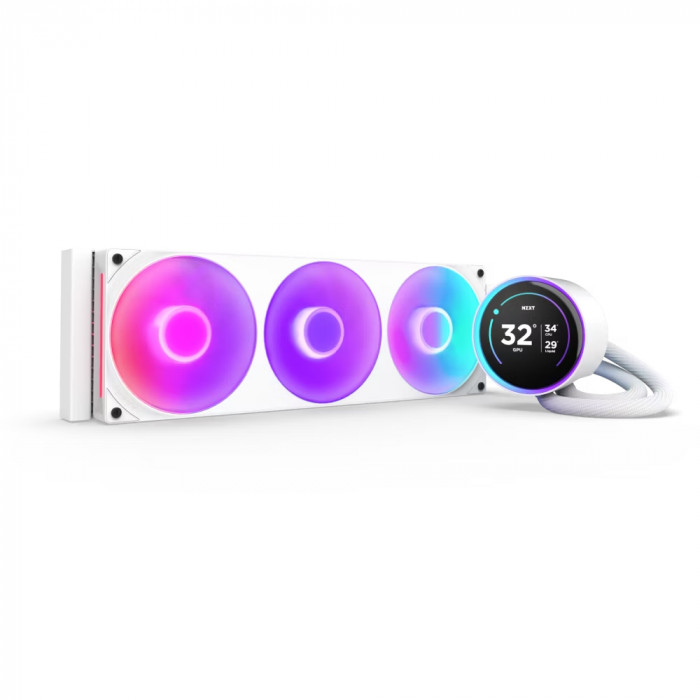 Tản nhiệt nước AIO NZXT KRAKEN ELITE 360 RGB V2 White