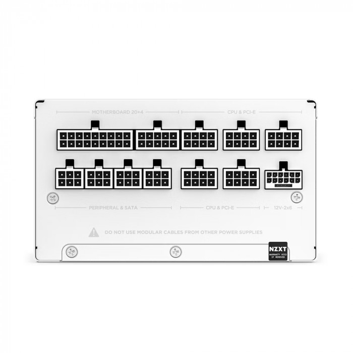 PSU NZXT C850 White ATX 3.1 850W (Full-Modular / 80 Plus Gold)
