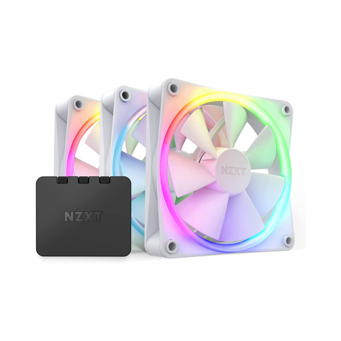 Fan Case NZXT F120RGB Duo White (3 Fan)