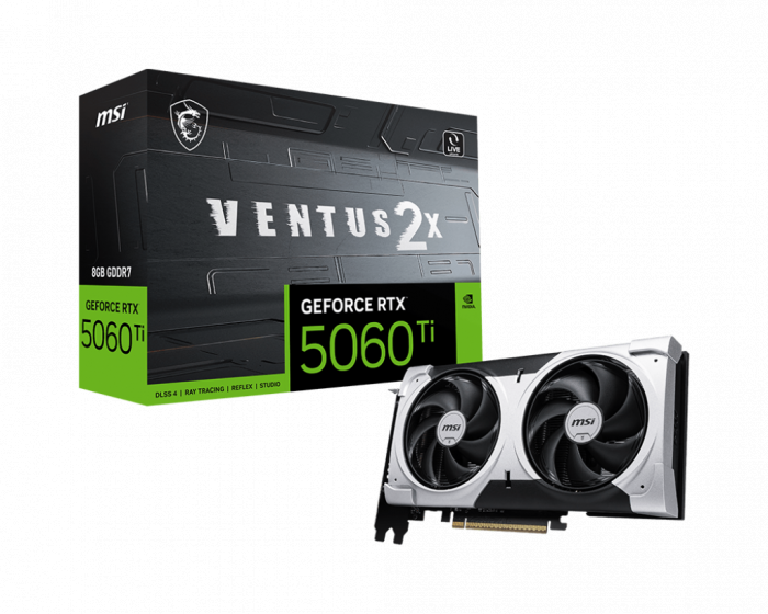 VGA MSI GeForce RTX™ 5060 Ti 8G VENTUS 2X PLUS