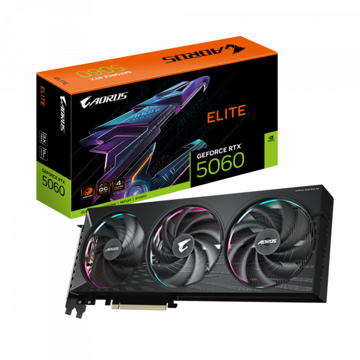 VGA GIGABYTE AORUS GeForce RTX™ 5060 ELITE 8G
