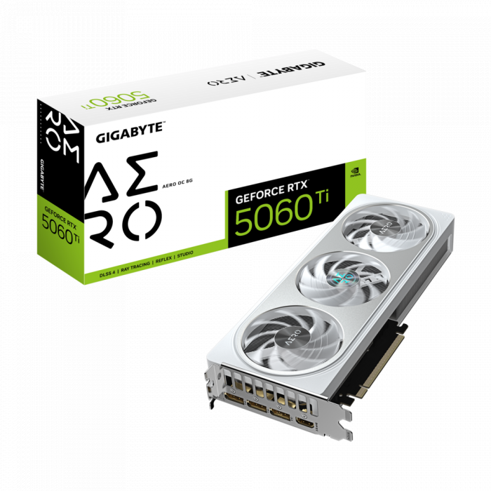 VGA GIGABYTE GeForce RTX™ 5060 Ti AERO OC 8G