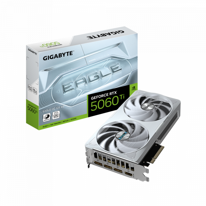 VGA GIGABYTE GeForce RTX™ 5060 Ti EAGLE OC ICE 8G