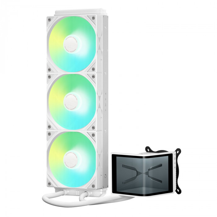 Tản nhiệt nước AIO TRYX PANORAMA SE ARGB White (360mm / 3 Fan)