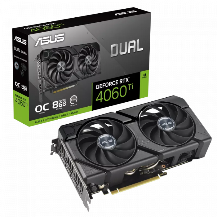 VGA ASUS Dual GeForce RTX™ 4060 Ti EVO OC Edition 8GB GDDR6