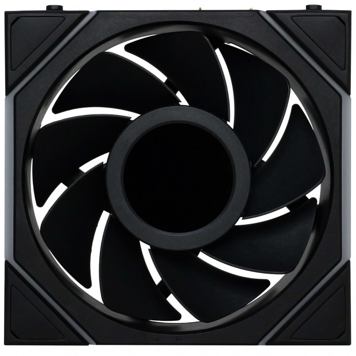 Fan Case LIAN LI UNI FAN TL WIRELESS LCD 120 REVERSE Black (3 Fan)