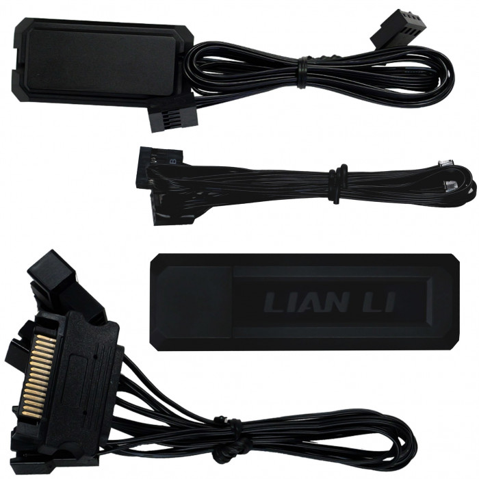 Fan Case LIAN LI UNI FAN TL WIRELESS LCD 120 REVERSE Black (3 Fan)