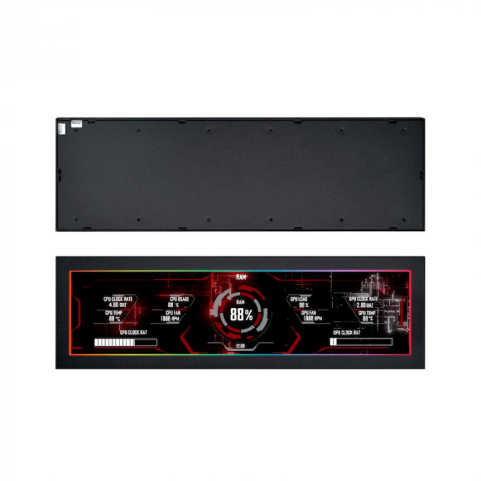 Màn hình đa năng Lian Li 8.8 UNIVERSAL SCREEN Black