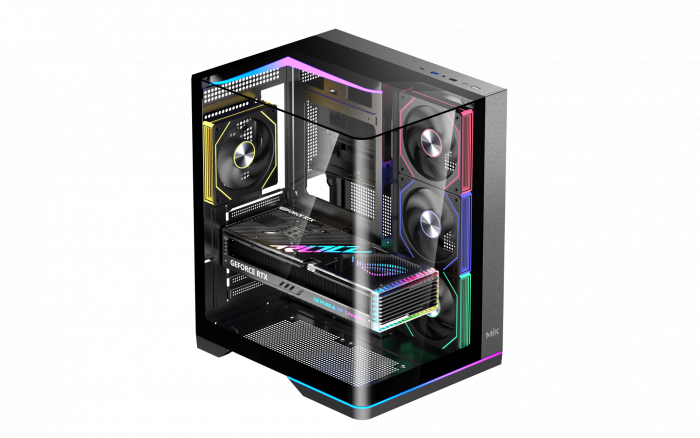 CASE MIK G8 NOVA X Black (ATX / M-ATX / ITX)