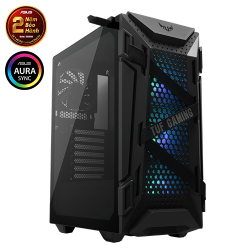 Case Asus TUF Gaming GT301 (Mid Tower/ Màu Đen)