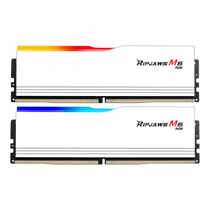 RAM G.Skill Ripjaws M5 RGB White 64GB (2x32GB / 5200MHz / DDR5 / CL40)
