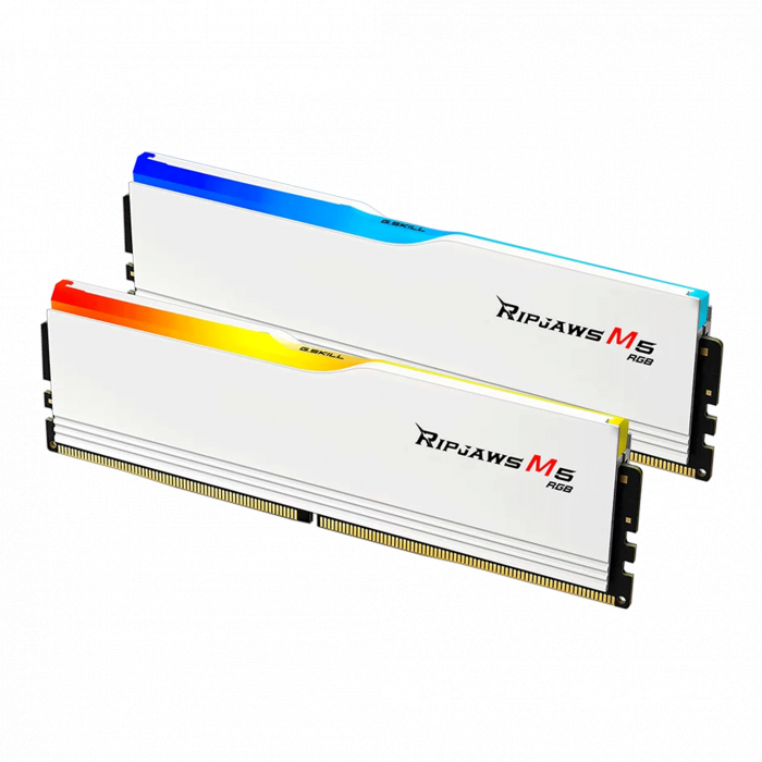 RAM G.Skill Ripjaws M5 RGB White 64GB (2x32GB / 5200MHz / DDR5 / CL40)