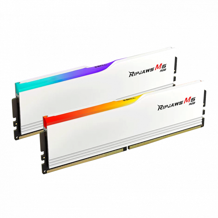 RAM G.Skill Ripjaws M5 RGB White 64GB (2x32GB / 5200MHz / DDR5 / CL40)