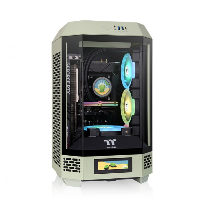 CASE Thermaltake The Tower 250 Matcha Green (Mini ITX)