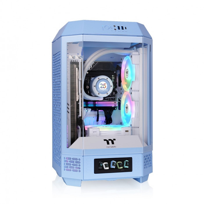 CASE Thermaltake The Tower 250 Hydrangea Blue (Mini ITX)