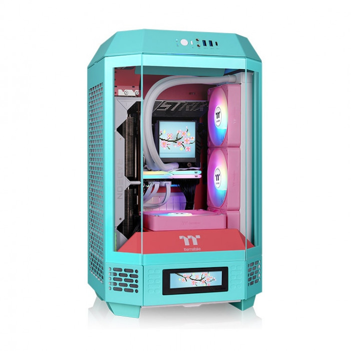 CASE Thermaltake The Tower 250 Mint Strawberry (Mini ITX)