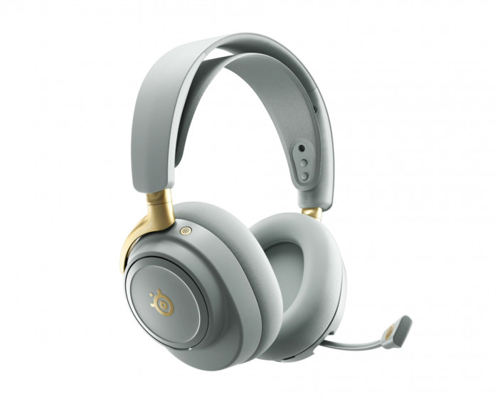 Tai nghe Gaming SteelSeries Arctis Nova Elite - Sage & Gold (Over-ear/Wireless/BT)