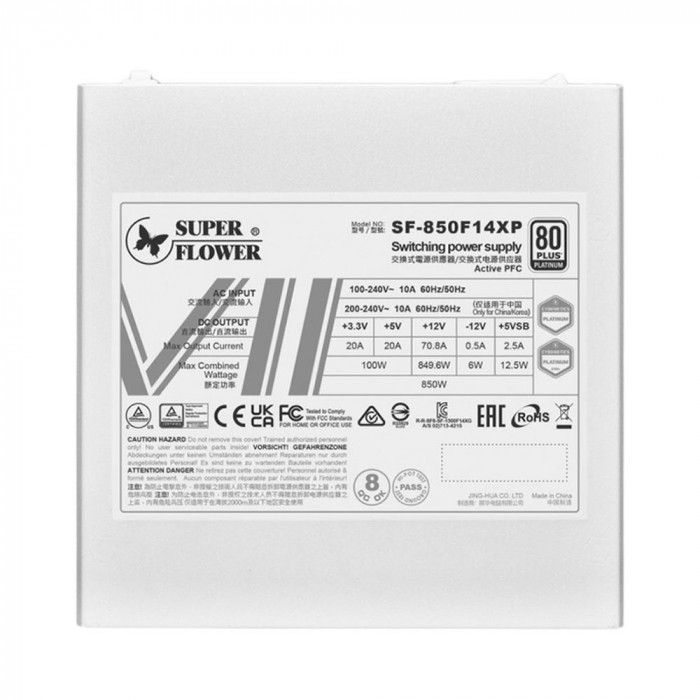 PSU SuperFlower Leadex VII PRO White 1000W (ATX 3.1/ Full-Modular/ 80 Plus Platinum)