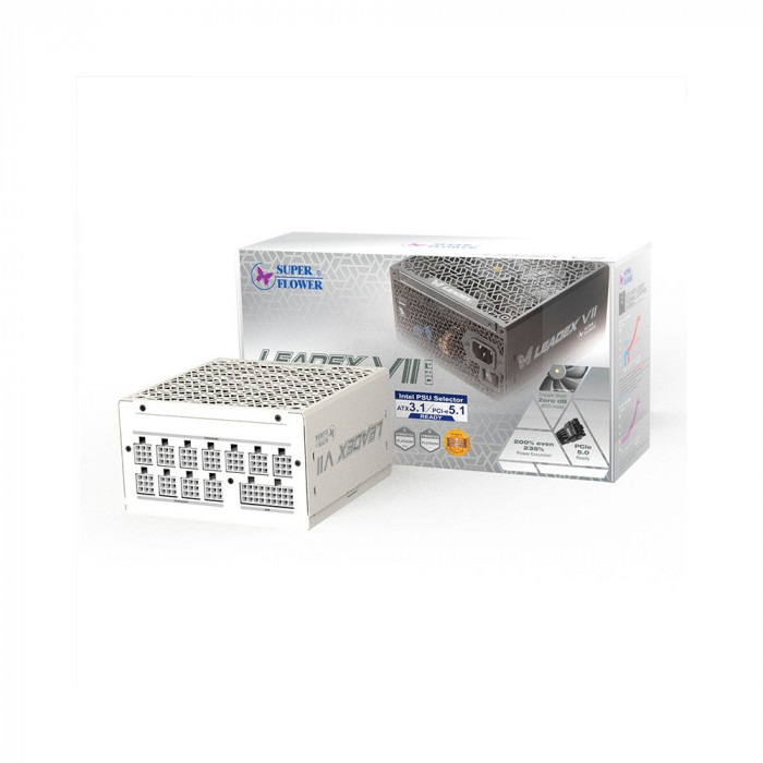 PSU SuperFlower VII Platinum PRO White 1200W (ATX 3.1/ Full-Modular/ 80 Plus Platinum)