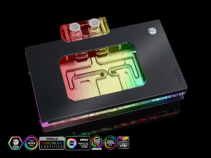 Bitspower NEBULA VGA Water Block for MSI GeForce RTX 5090 Suprim,Gaming Trio,Vanguard