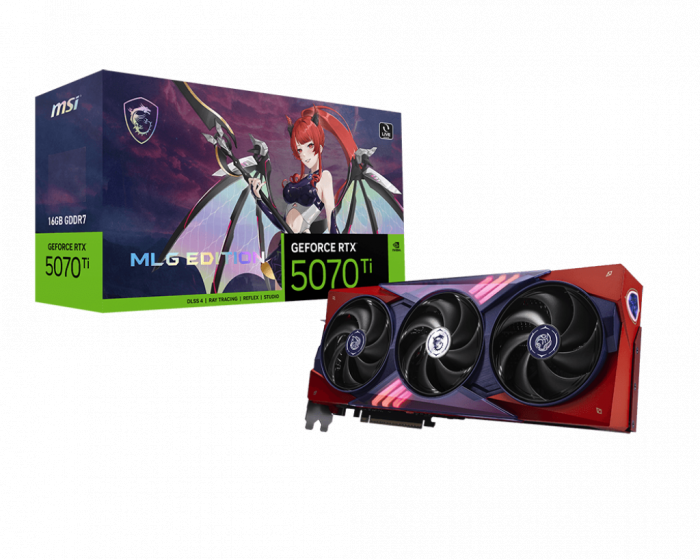 VGA MSI GeForce RTX™ 5070 Ti 16G MLG EDITION