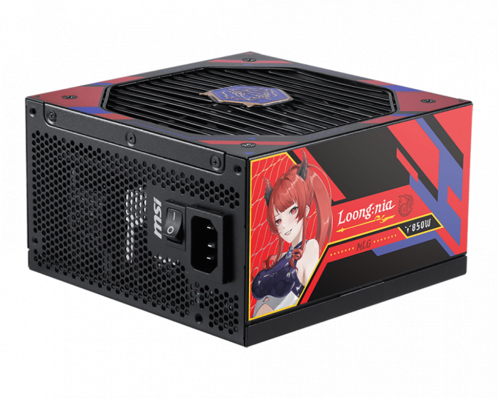 PSU MSI A850GLS MLG EDITION 850W (Full Modular/ 80 PLUS Gold)