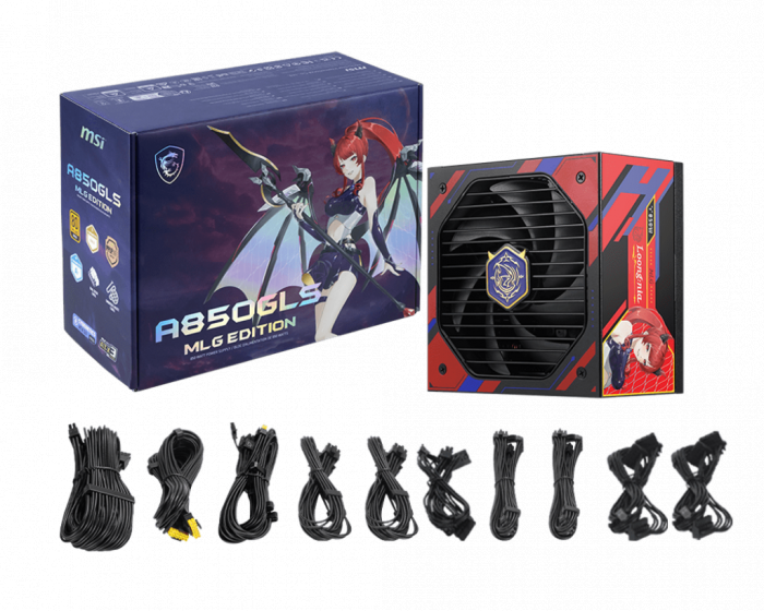 PSU MSI A850GLS MLG EDITION 850W (Full Modular/ 80 PLUS Gold)