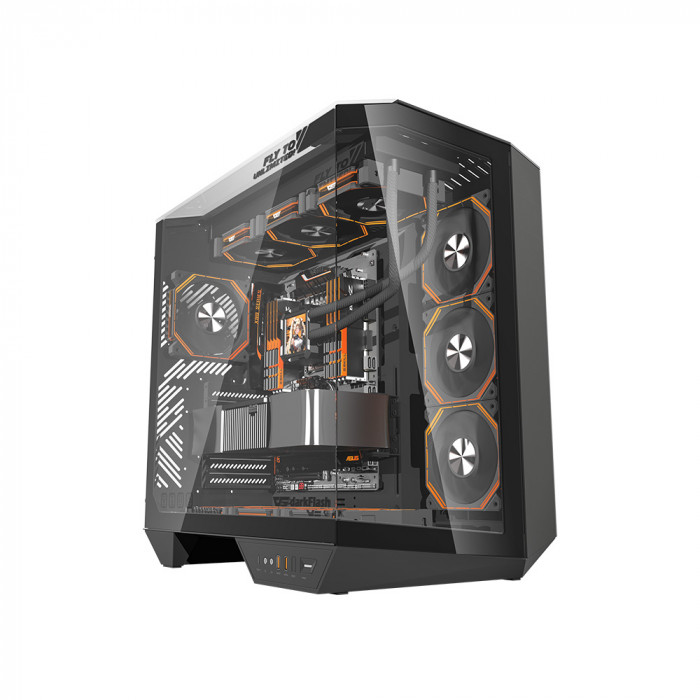 CASE DarkFlash DY470 Black (ATX/ Micro ATX)